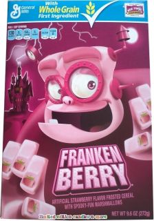 Box Franken Berry Cereal Spooky Frankenberry Check My Other Flavors