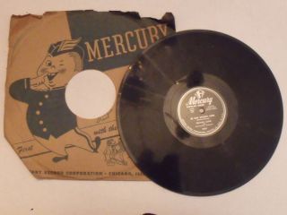 Vintage Mercury 78 Record Frankie Laine Nevertheless Be Bop Spoken