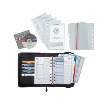 Franklin Covey Day Planner Deluxe Starter Set Sierra Simulated Leather