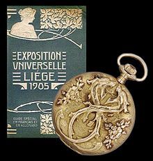 Gallet wins the Grand Diploma of Honor at the 1905 Liege exhibition
