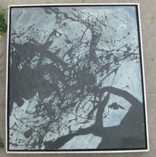  Oil on Canvas Painting by Franz Kline American Artist OBO