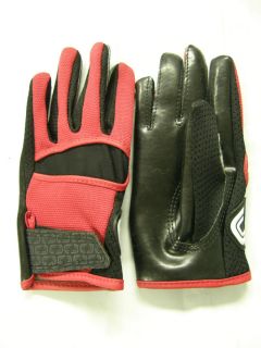 Cutters 017 Original Receivers Football Gloves YOUTH KIDS Red Black Sz