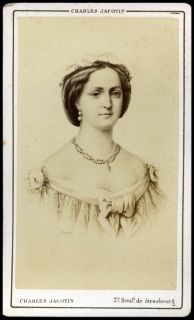  of Sweden as Crown Princess of Denmark Wife of Frederick VIII CDV 1870