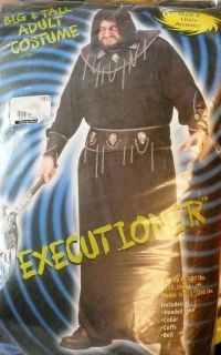 Fun World Executioner Mens Big Tall Adult Costume Robe Up to 300Lbs