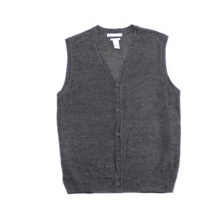 Geoffrey Beene Mens Super Soft Button Down Sweater Vest