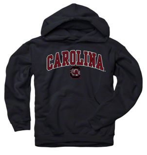  Carolina Gamecocks Youth Black Perennial II Hooded Sweatshirt
