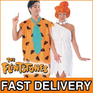 Fred Wilma Flintstones Fancy Dress Adult CostumeS