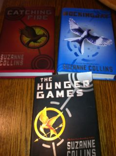 THE HUNGER GAMES TRILOGY 3 BOOKS 1 PB & 2 HD W/DJ FIRST EDITIONS NO