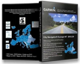 NEW Garmin City Navigator Europe NT 2012 40 LATEST MAPS MicroSD SD