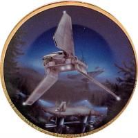 Star Wars Imperial Shuttle Space Vehicles Plate 1996