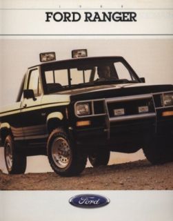 1988 Ford Ranger STX Truck CDN Sales Brochure Book