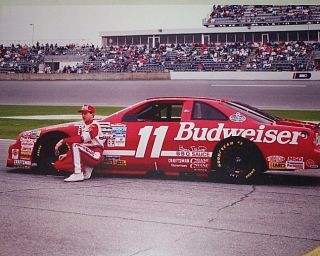 NASCAR 1993 Bill Elliott 11 Budweiser Beer Ford Car Driver at Daytona