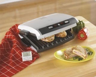 George Foreman GRP99 Black Silver Grill with Removable Grilling Plates