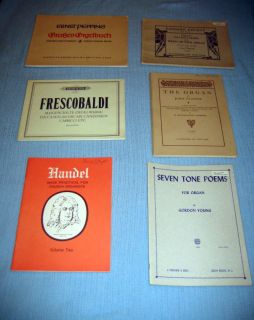 Organ Books   Sheet Music Pipe Church Organist Vintage   Lot #3
