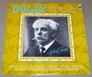 description gabriel faure dolly six original pieces for piano duet