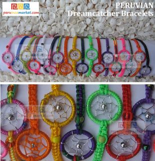 50 Friendship Bracelets Dreamcatcher Wholesale Bulk Lot Peruvian