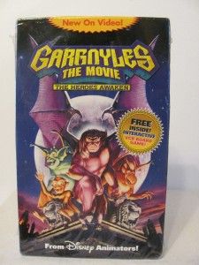 Gargoyles The Movie The Heroes Awaken VHS 1994 Comes with Game Disney