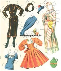 Vintage Gale Storm Paper Doll Laser Repro Free SH w 2