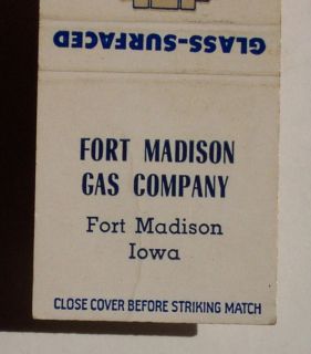 1960s Matchbook Permagas Water Heaters Fort Madison IA