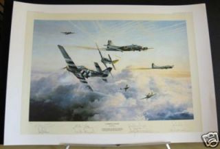Gathering of Eagles Galland Rall Zemke Goodson Robert Taylor Signed
