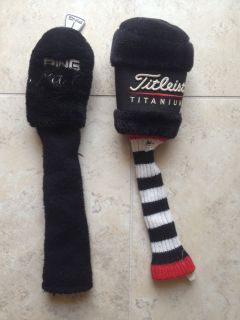 Lot of 2 Golf Headcovers Vintage Ping and Titleist Drivers
