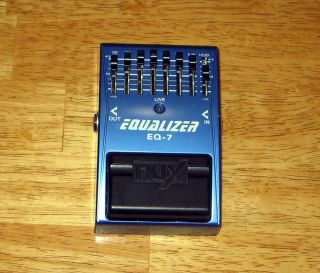 NUX EQ 7 Graphic Equalizer 7 band PLUS 15 to 15 db Level Control