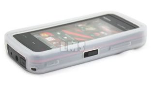 White Silicone Case Cover for Nokia 5530 Xpress Music