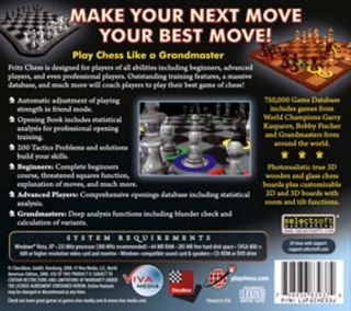 Fritz Chess Grandmaster Challenge 3 New Factory SEALED Software
