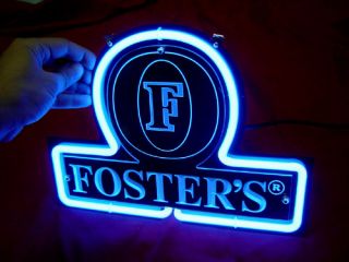 foster s beer bar neon light sign