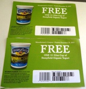 Stonyfield Yogurt Coupons Free 32 oz Cup of Organic Yogurt