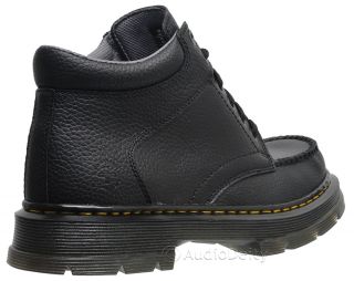 new★ Dr Martens Garvey Mens Black Leather Casual Ankle Boots Air