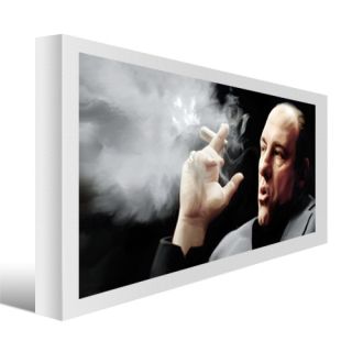 Tony Soprano with Cigar James Gandolfini Painting Canvas Art Giclee