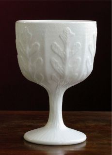  Oak Leaf Leaves Footed Vase Goblet Chalice Florist FTD 1975