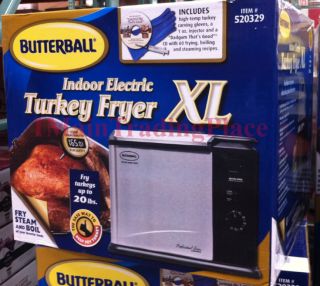 Butterball XL Indoor Electric Turkey Fryer 20lb Turkey Fry Steam Boil