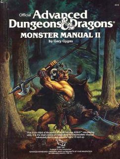 MONSTER MANUAL II 2016 EXC+ AD&D D&D TSR Monstrous Dungeons Dragons