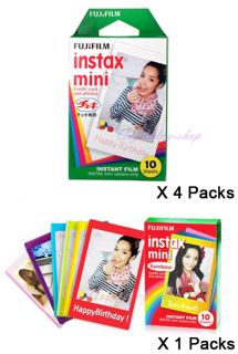  Instax Mini 8 7s 25 50 Instant Photo Paper Rainbow For FujiFilm Camera