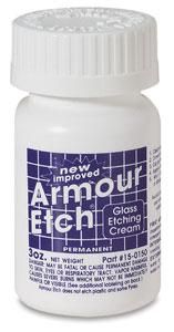 NEW Armour Etch Glass Etching Cream ~ 3 oz jar SHIPS TODAY