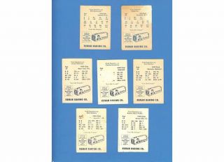 1949 (2) 1950 (5) REMAR BAKING CO. 7 CARD LOT Oakland Oaks PCL Minor