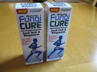 Two 2 Fungi Cure Anti Fungal Soap for Jock Itch Ringworm New