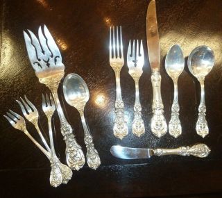 Reed Barton Mirrorstele Francis I Sterling Silver 925 Flatware 92 944