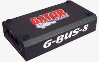 gator deluxe pedal board power supply g bus 8 us