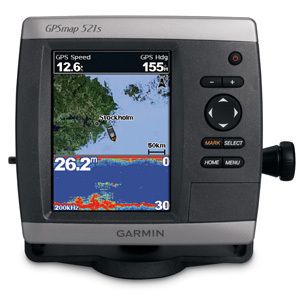Garmin GPSMAP 521s Color Combo Basemap and Transducer