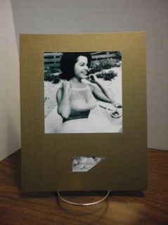 Annette Funicello Autograph Signed Busty Sexy Display Signature COA