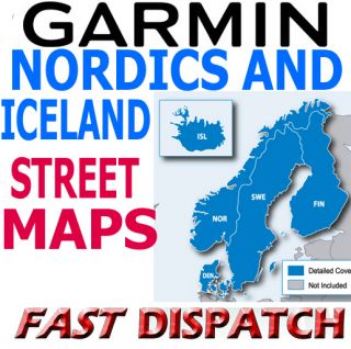 Garmin City Navigator Nordics and Iceland Maps 010 10691 03 Micro SD