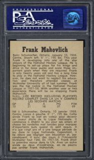 1958 59 Parkhurst 33 Frank Mahovlich PSA 7