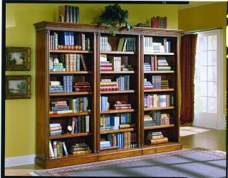 Large Cherry Library Bookcase Office Furniture Set Sale