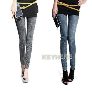 New Lady Snowflake Sexy Jeggings Stretch Skinny Legging Tights Pencil