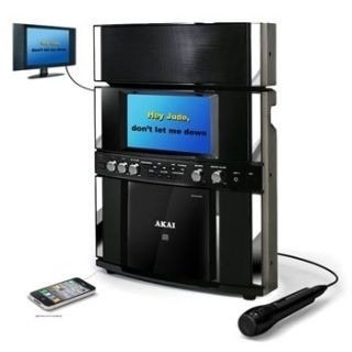 Akai Front Load CD G Karaoke System Model KS 800 7 TFT Color Screen