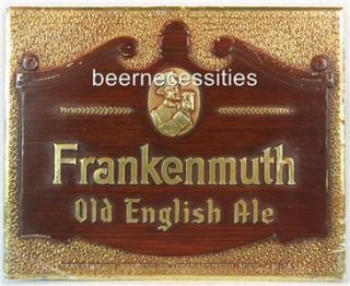 Frankenmuth Old English Ale Foil 1951 Beer Sign Mich MI