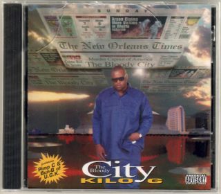 KILO G THE BLOODY CITY RARE OOP SOUTHERN G FUNK